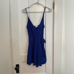 blue romper